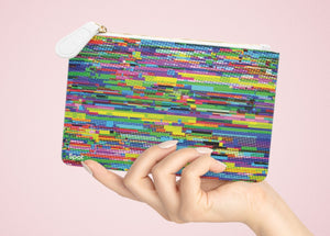 VHS Video Glitch Mini Clutch Bag