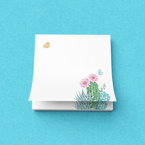 Butterfly Cactus Post-it® Note Set