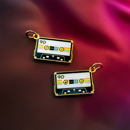 Vintage Vibes Golden Mixtape Charm
