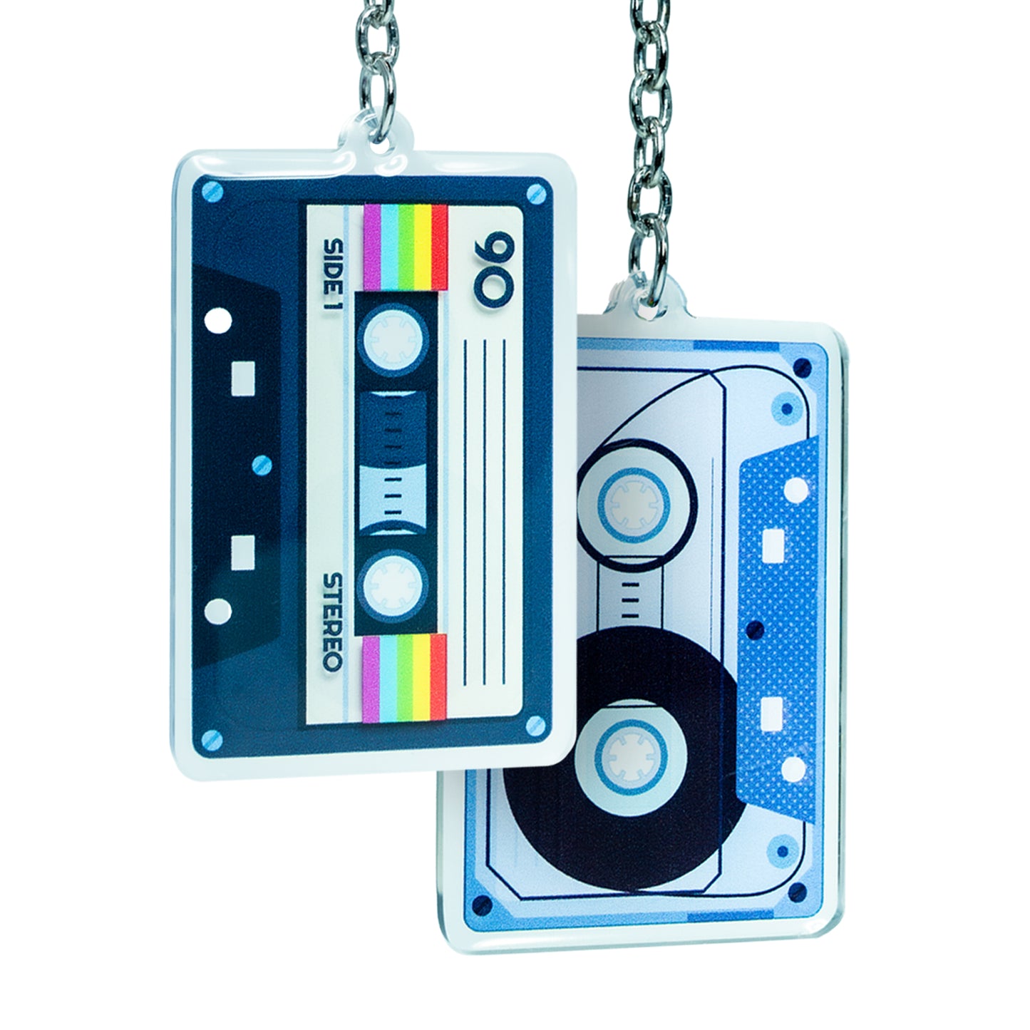 80's Cassette Tape Keychain