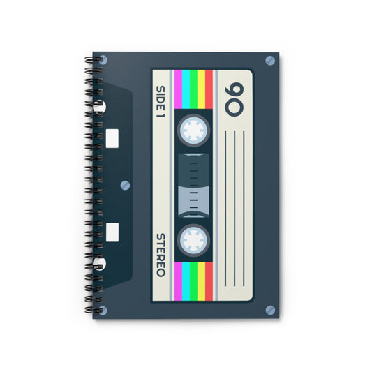 Retro Cassette Tape Notebook