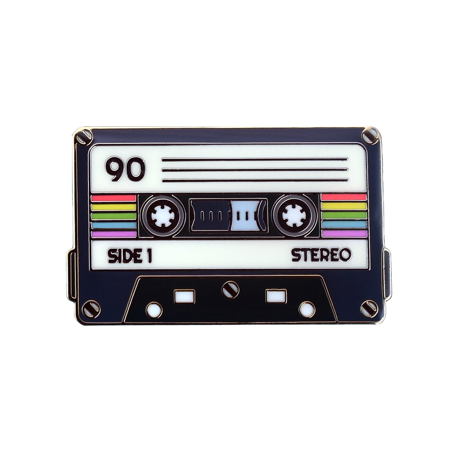 Retro Cassette Tape Enamel Pin Bundle