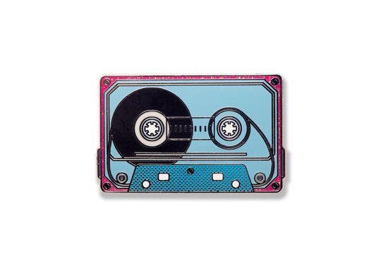 Retro Cassette Tape Enamel Pin