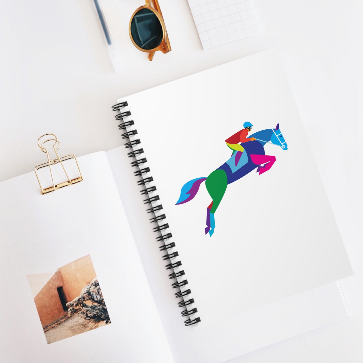 Equestrian Horse Jumping Notebook