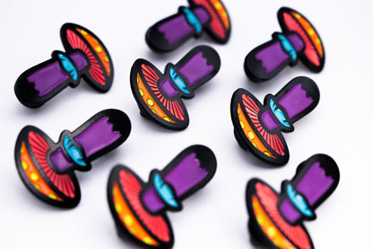 Psychedelic Mushroom Enamel Pin