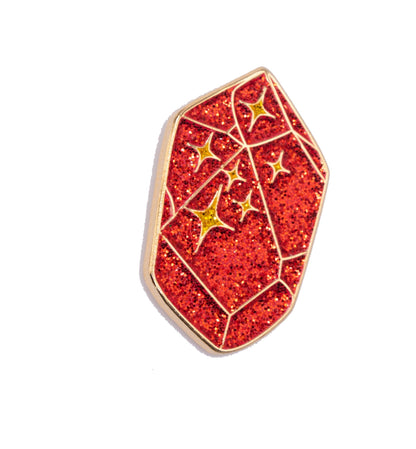 Magic Red Crystal Enamel Pin