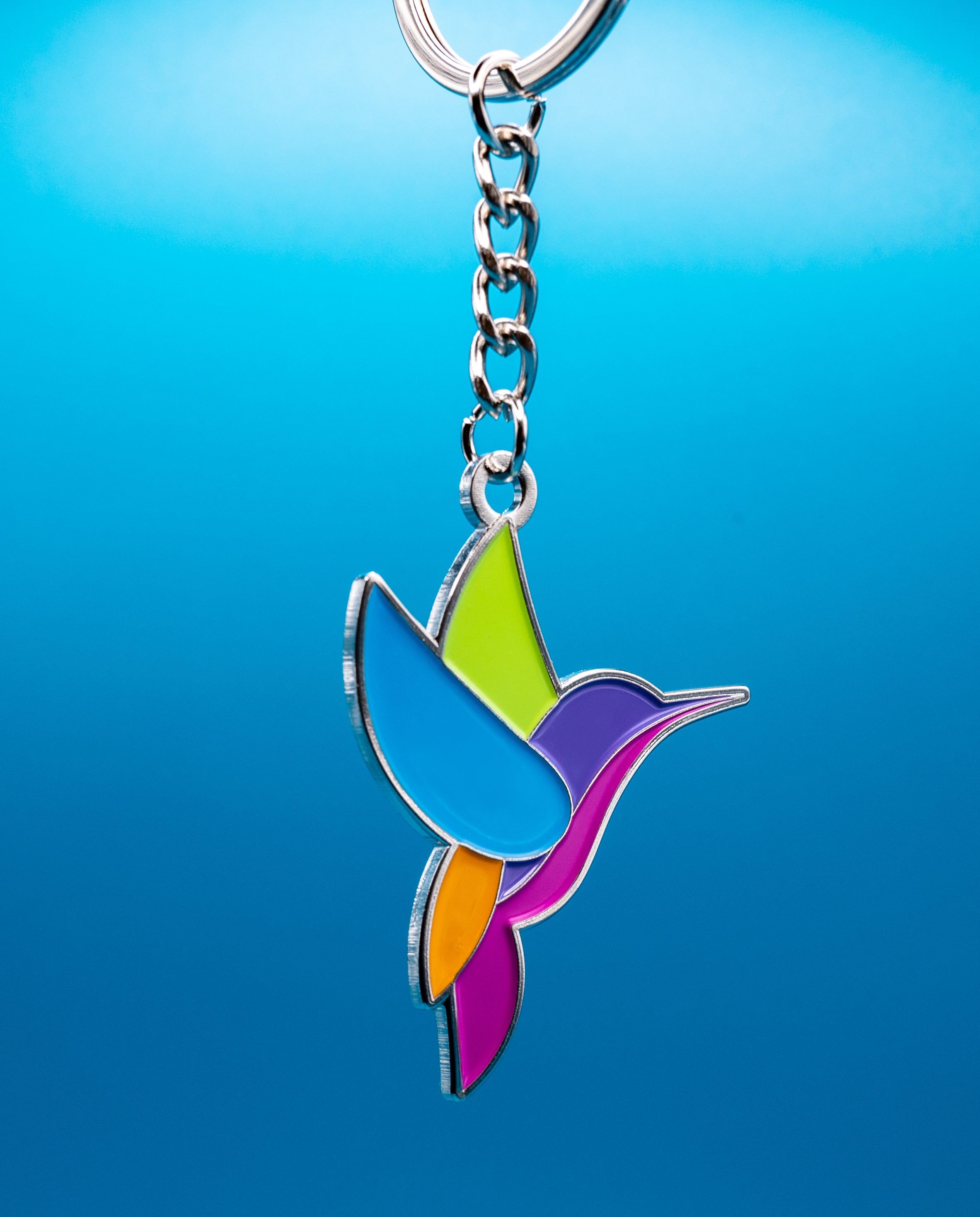 Enchanting Hummingbird Keychain