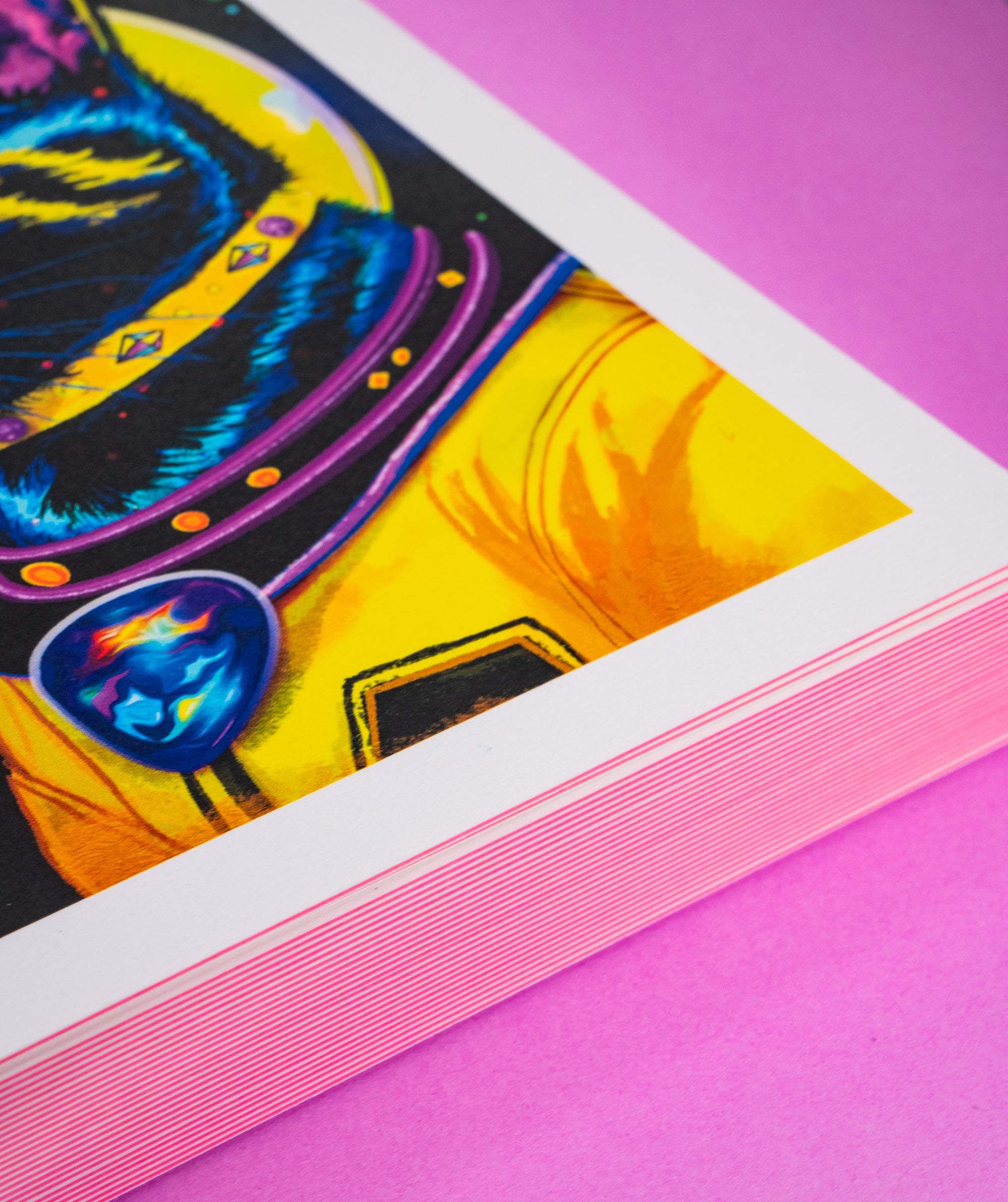 Cosmic Whiskers Art Print