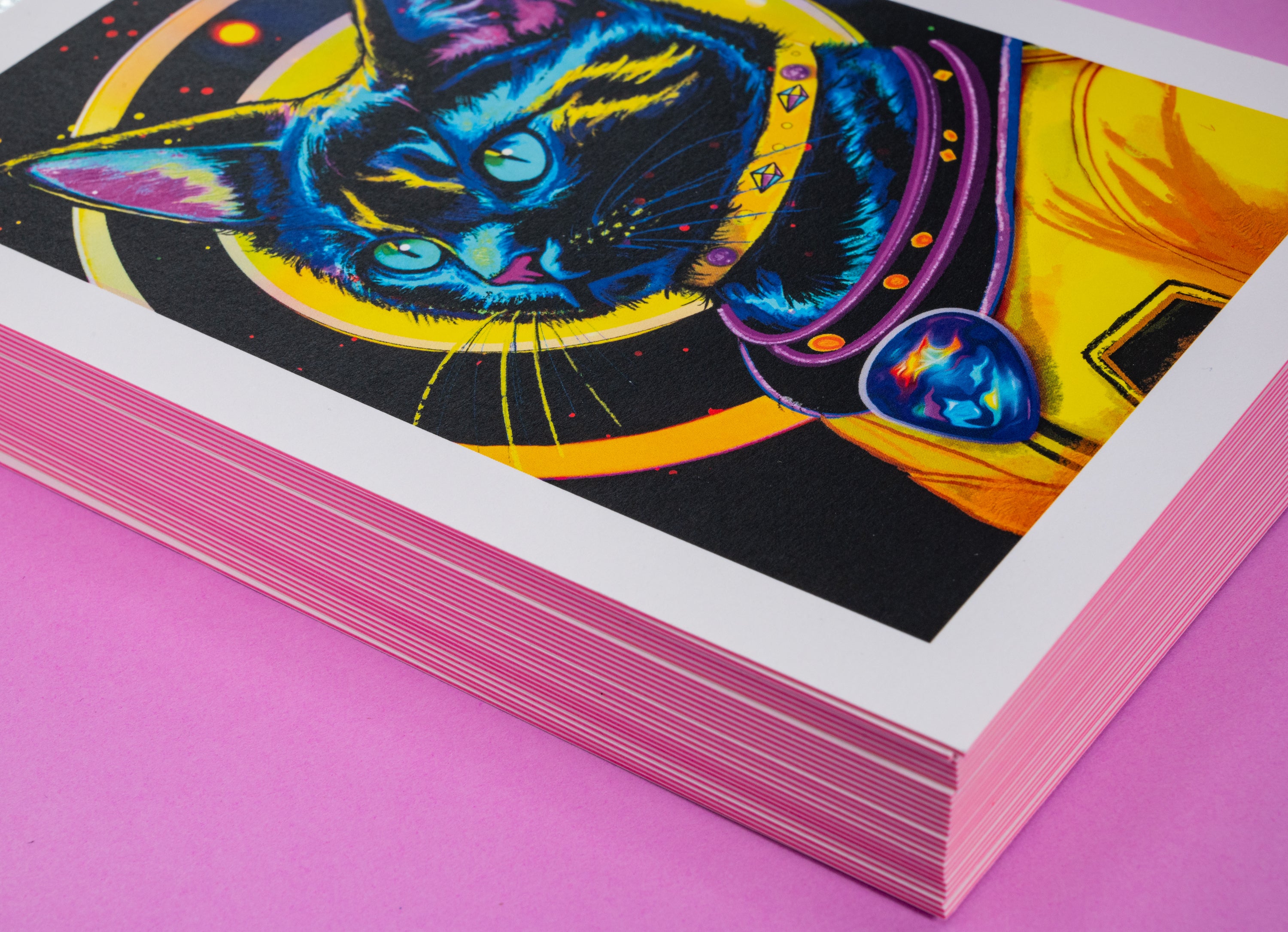 Cosmic Whiskers Art Print