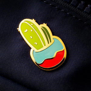 Mini Potted Cactus Enamel Pin
