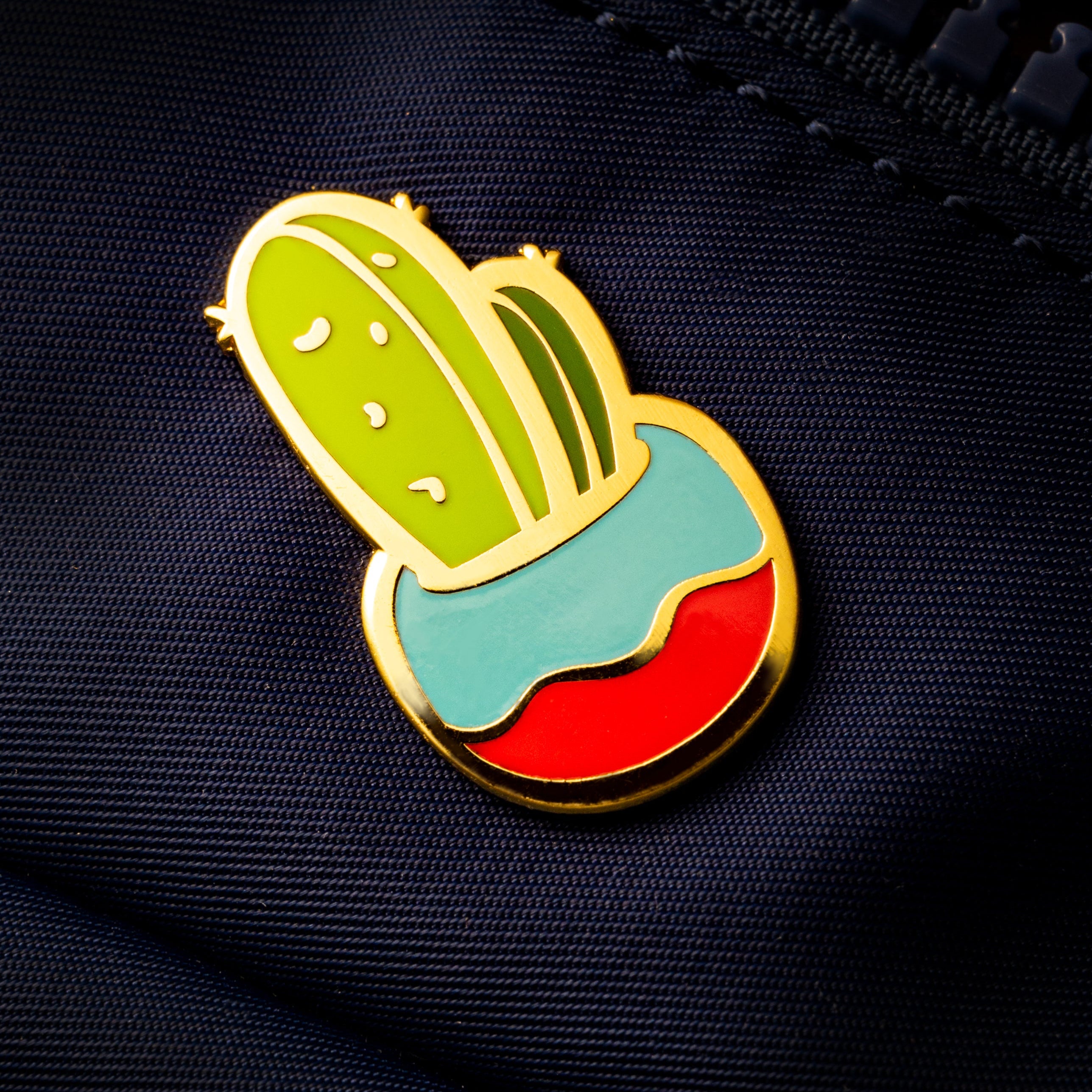 Potted Cactus Enamel Pin