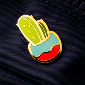 Potted Cactus Enamel Pin