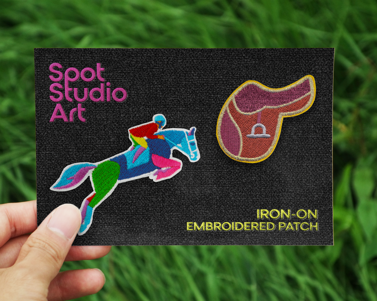 Equestrian Embroidered Patch Bundle