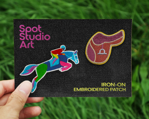 Equestrian Embroidered Patch Bundle