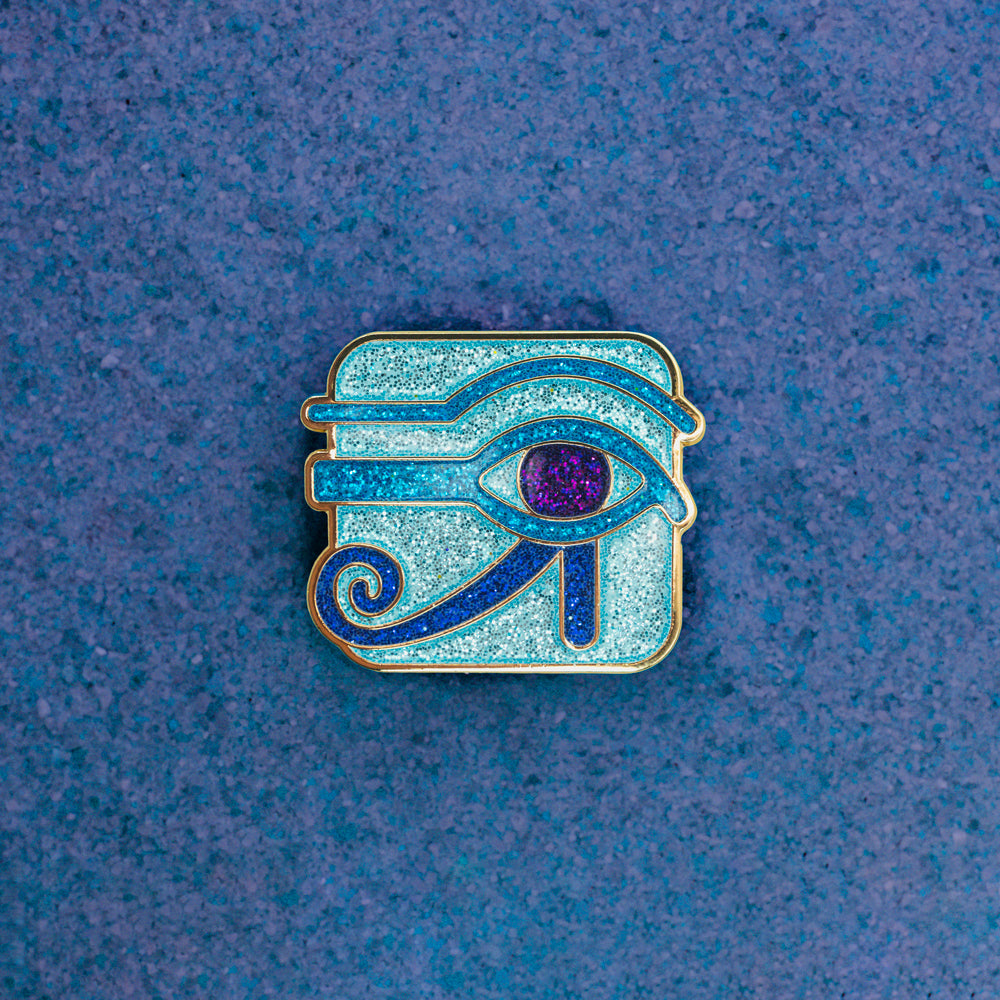 Egyptian Eye of Horus Enamel Pin
