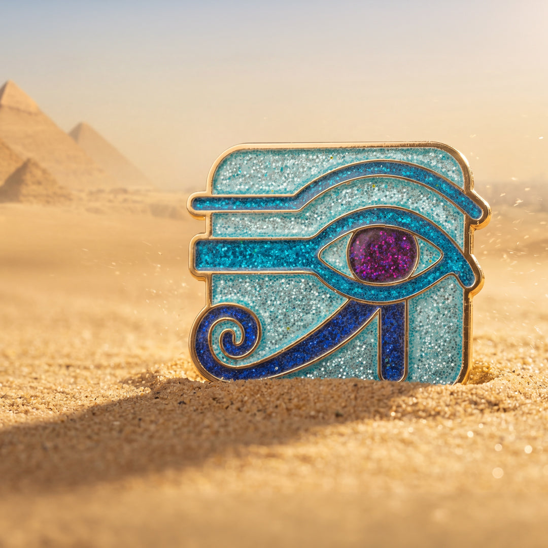 Egyptian Eye of Horus Enamel Pin
