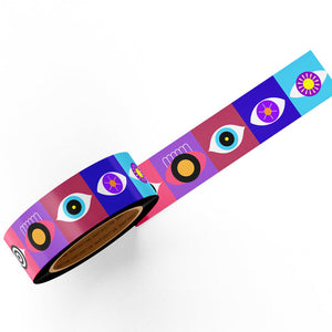 Eyes on Repeat – Geometric Eye Pattern Washi Tape Set