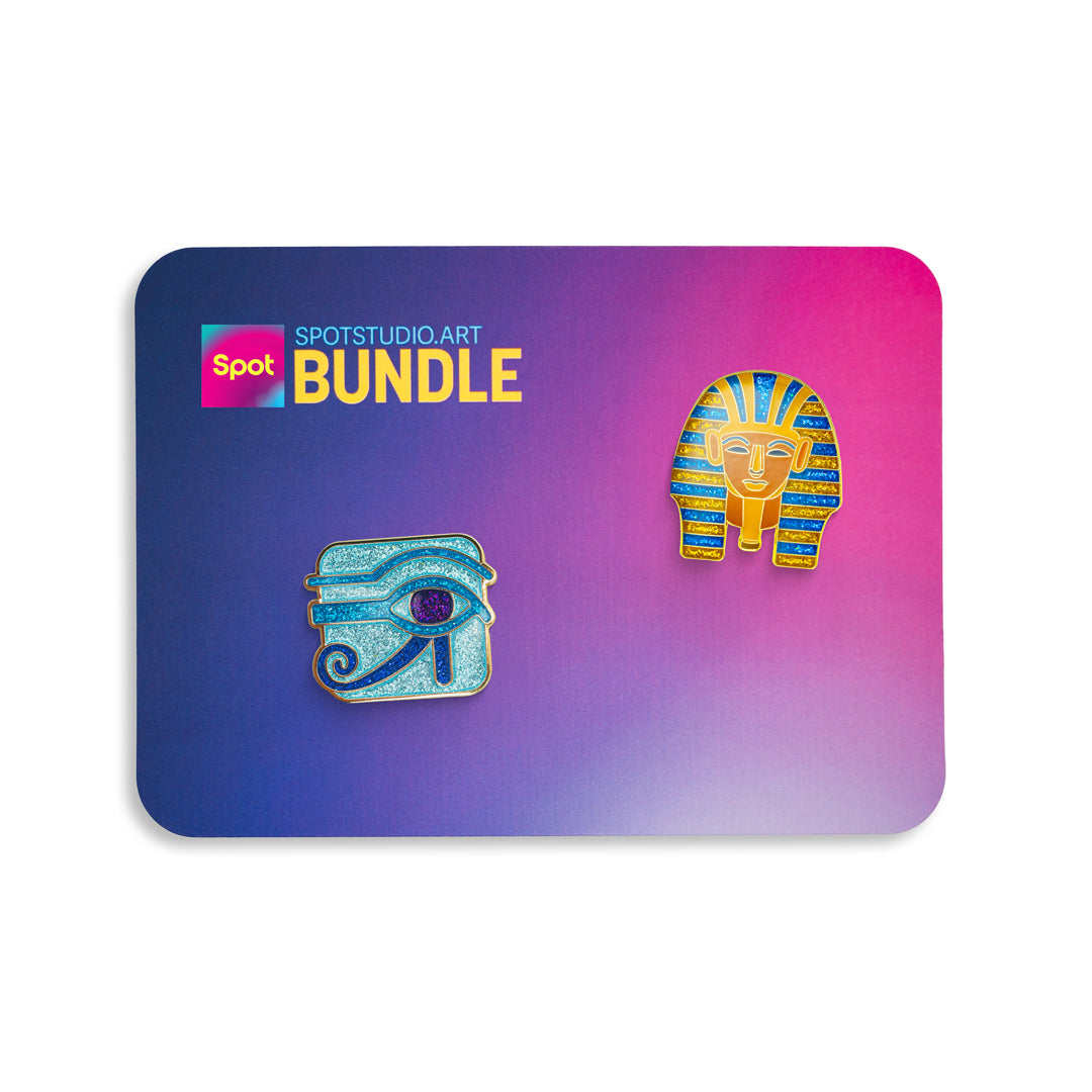 Egyptian Royalty Enamel Pin Bundle