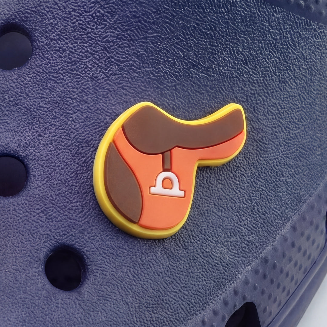 Horse Croc Charms Set of 2 | Equestrian Shoe Charms