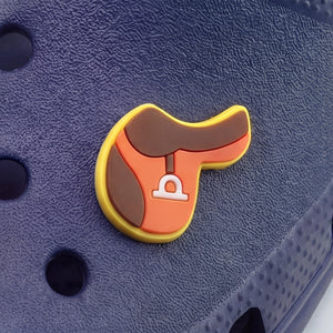 Horse Croc Charms Set of 2 | Equestrian Shoe Charms