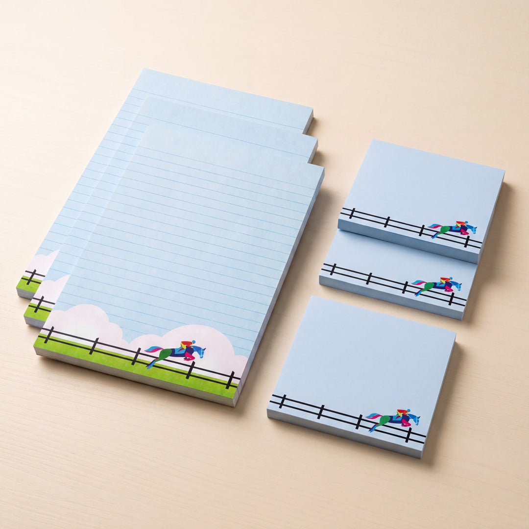 Equestrian Horse Jumping Stationery Bundle – Set of 6