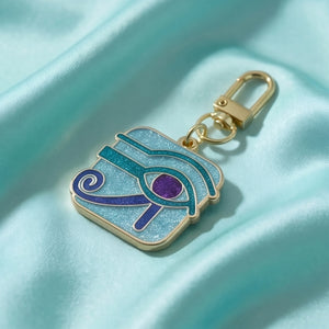 Eye of Horus Glitter Enamel Keychain Charm