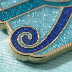 Eye of Horus Glitter Enamel Keychain Charm