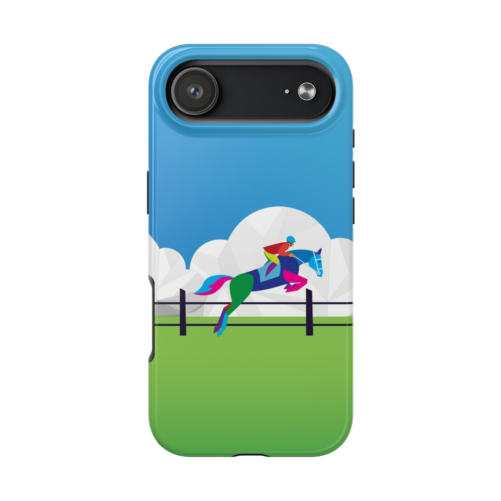 Equestrian Horse Jumping iPhone Case