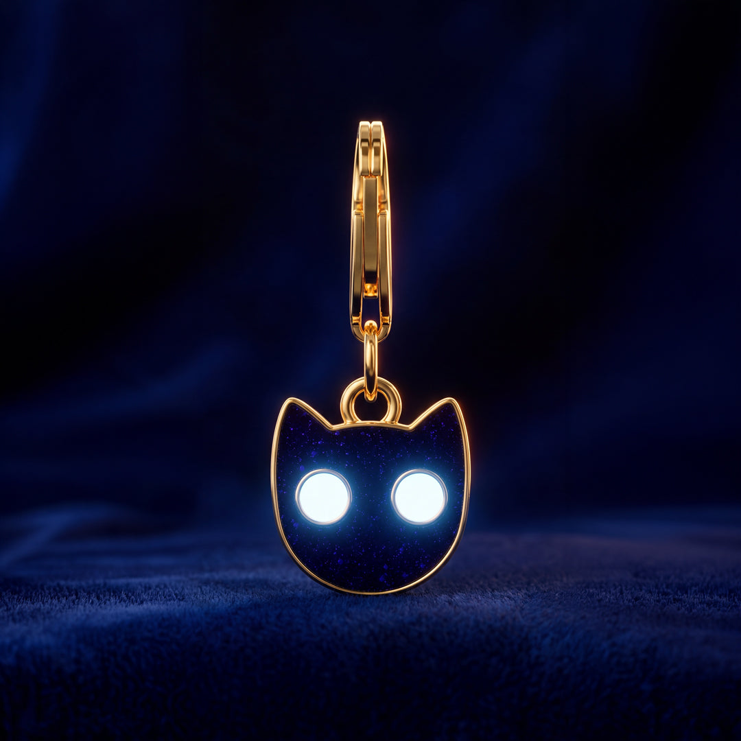 Nocturne Glow Cat Charm