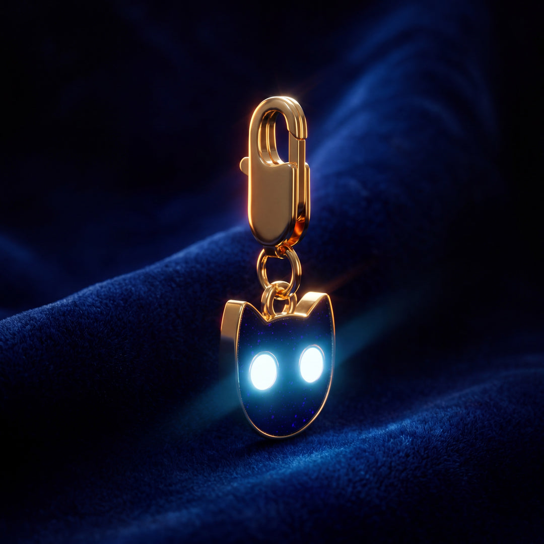 Nocturne Glow Cat Charm