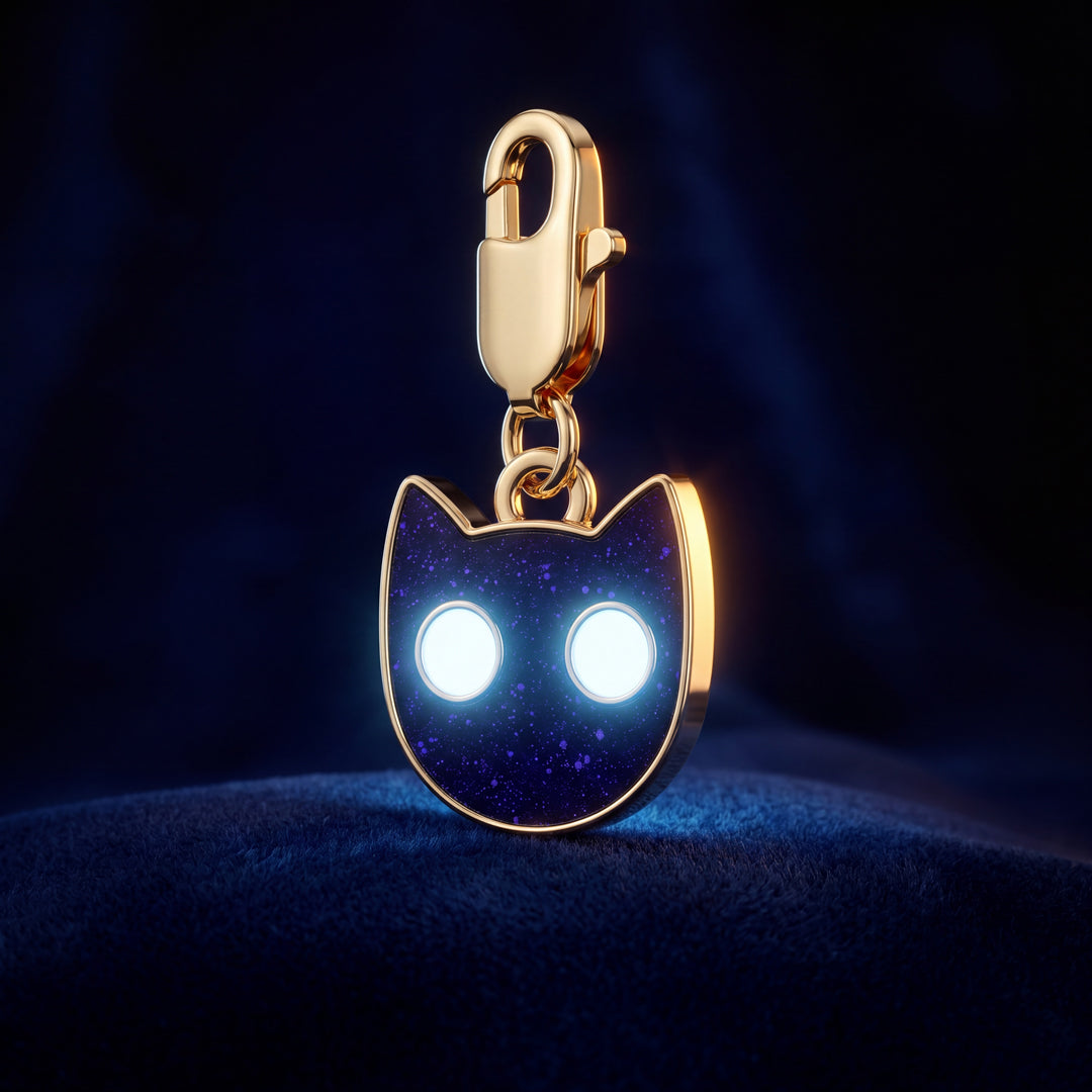 Nocturne Glow Cat Charm