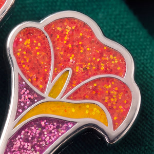 Honeysuckle Flower Enamel Pin