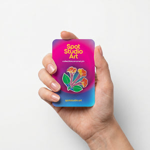 Honeysuckle Flower Enamel Pin