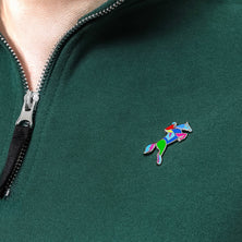 Equestrian Horse Jumping Enamel Pin