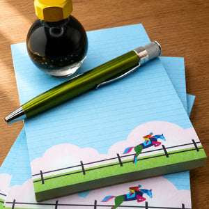 Equestrian Horse Jumping Notepad Set – Pack of 3