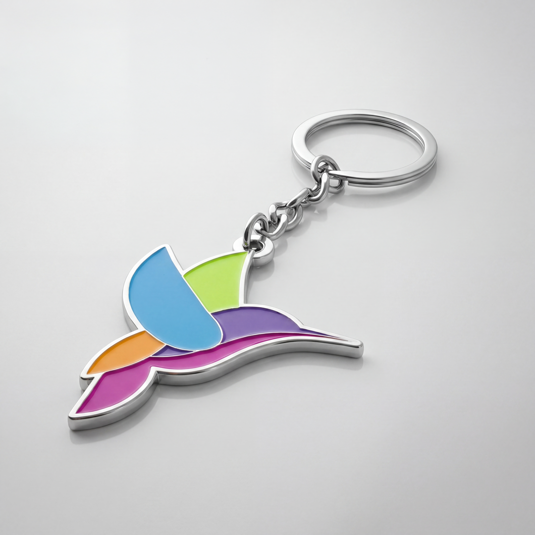 Enchanting Hummingbird Keychain