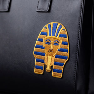 King Tut 3D Embroidered Iron-On Patch