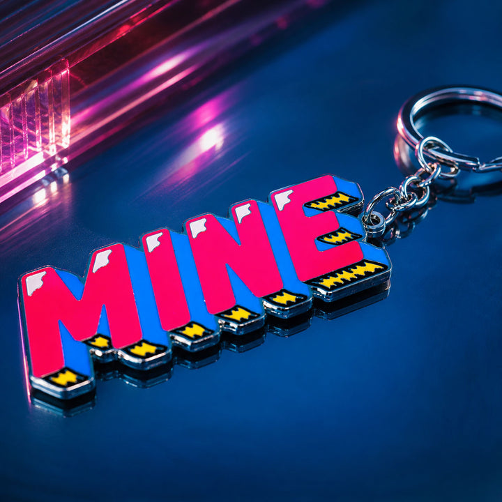 MINE Retro Pop Enamel Keychain