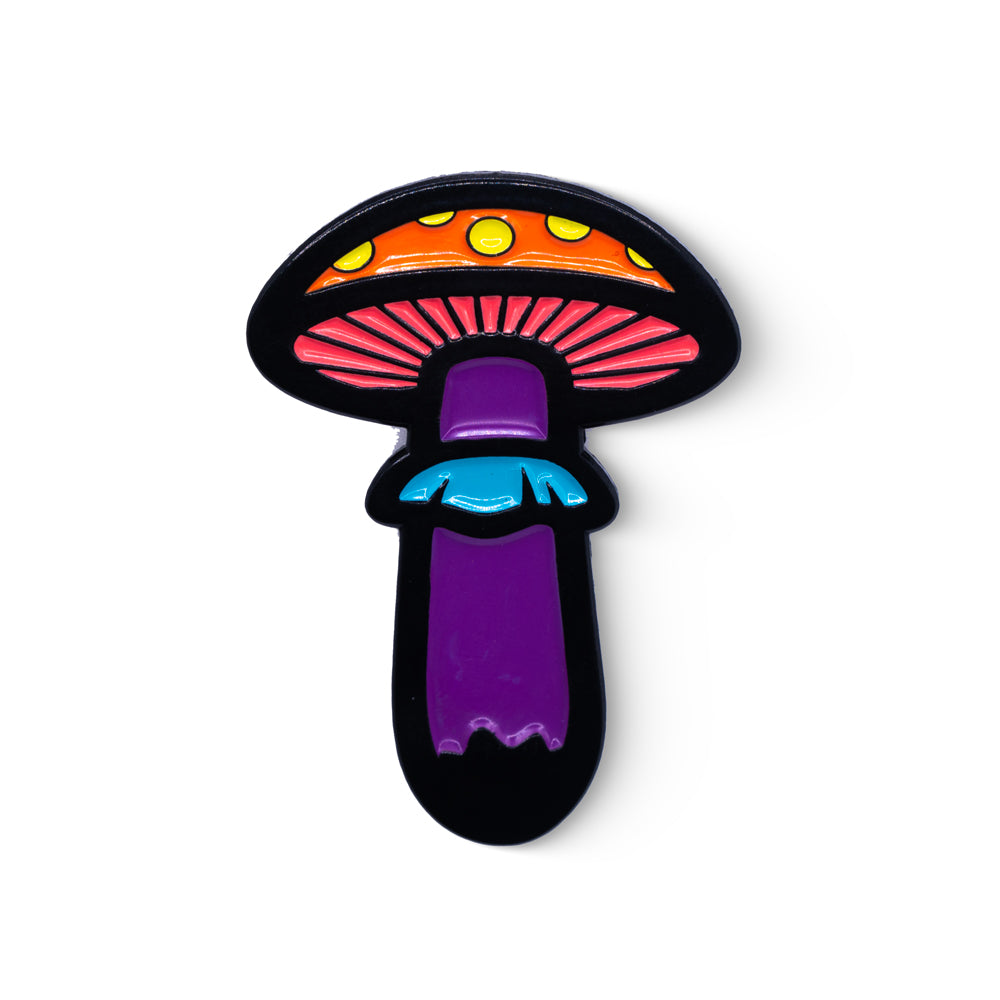 Psychedelic Mushroom Enamel Pin