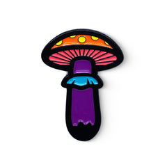 Psychedelic Mushroom Enamel Pin