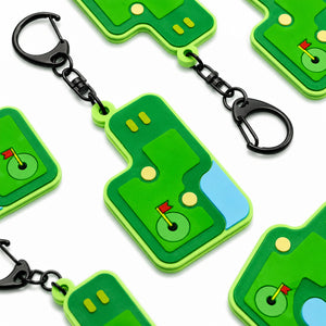 Mini Golf Course Keychain Charm