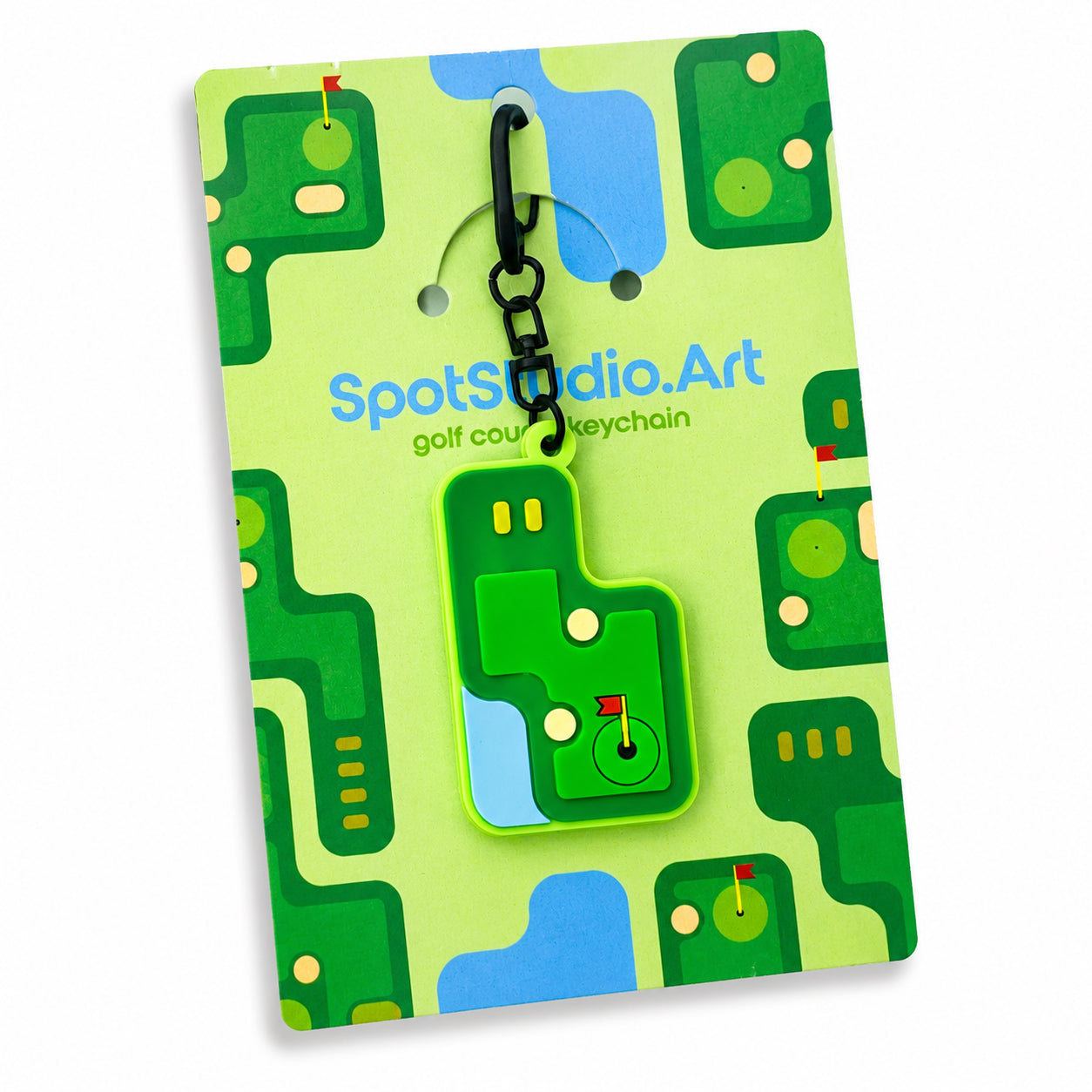 Tiny Greens Mini Golf Course Keychain