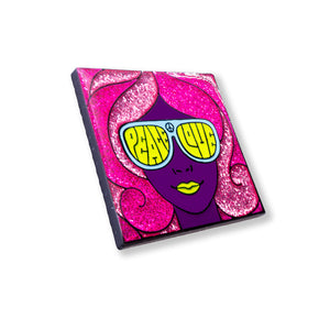 Peace & Love Hippie Enamel Pin
