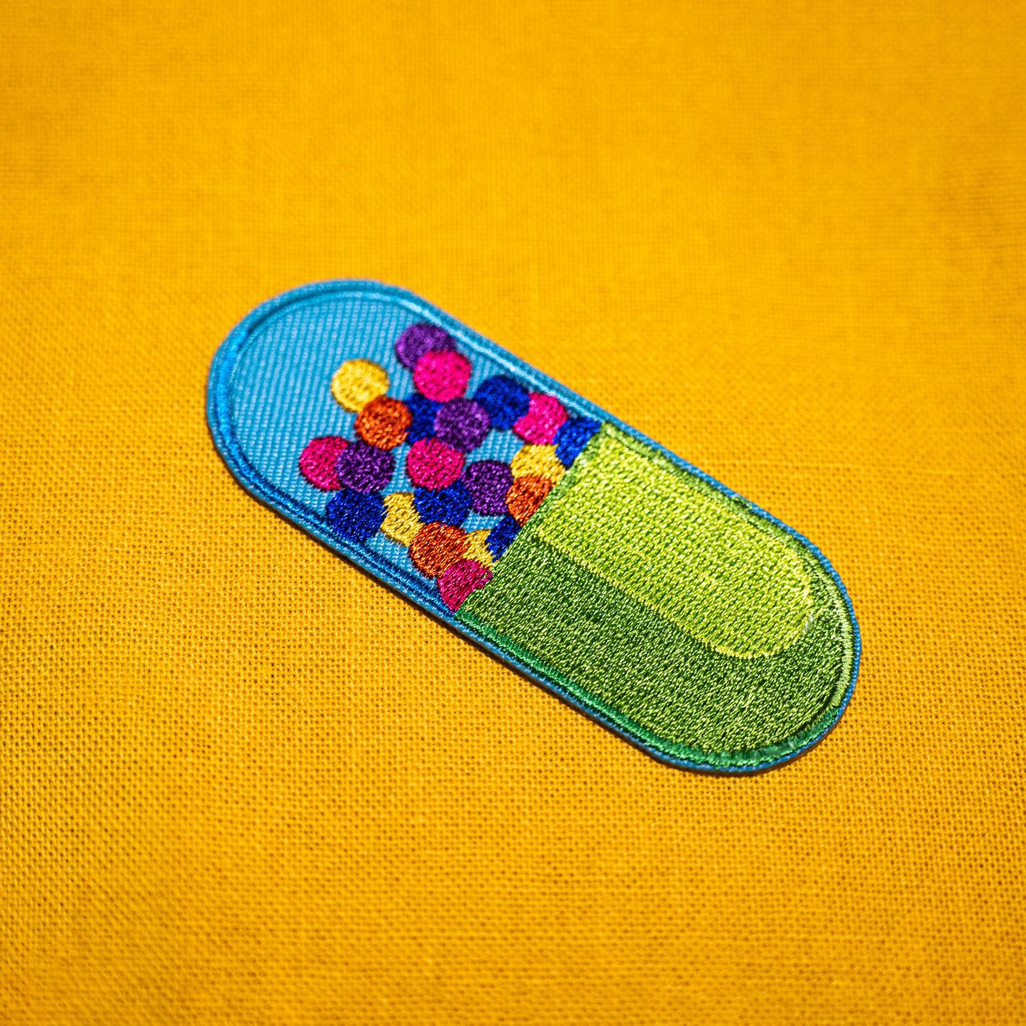 Medical Capsule Pill Iron-On Patch