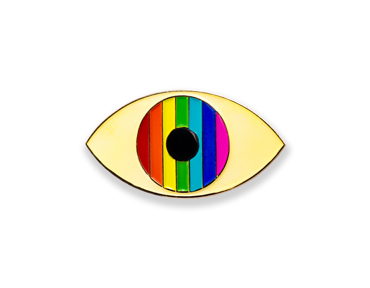 Pride Eye Rainbow Enamel Pin