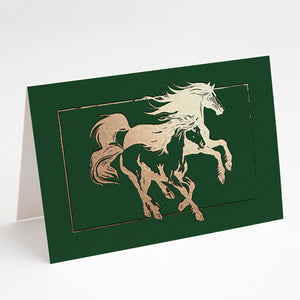 Golden Gallop Foil-Pressed Greeting Card
