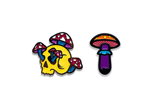 Funky Fungi Enamel Pin Set