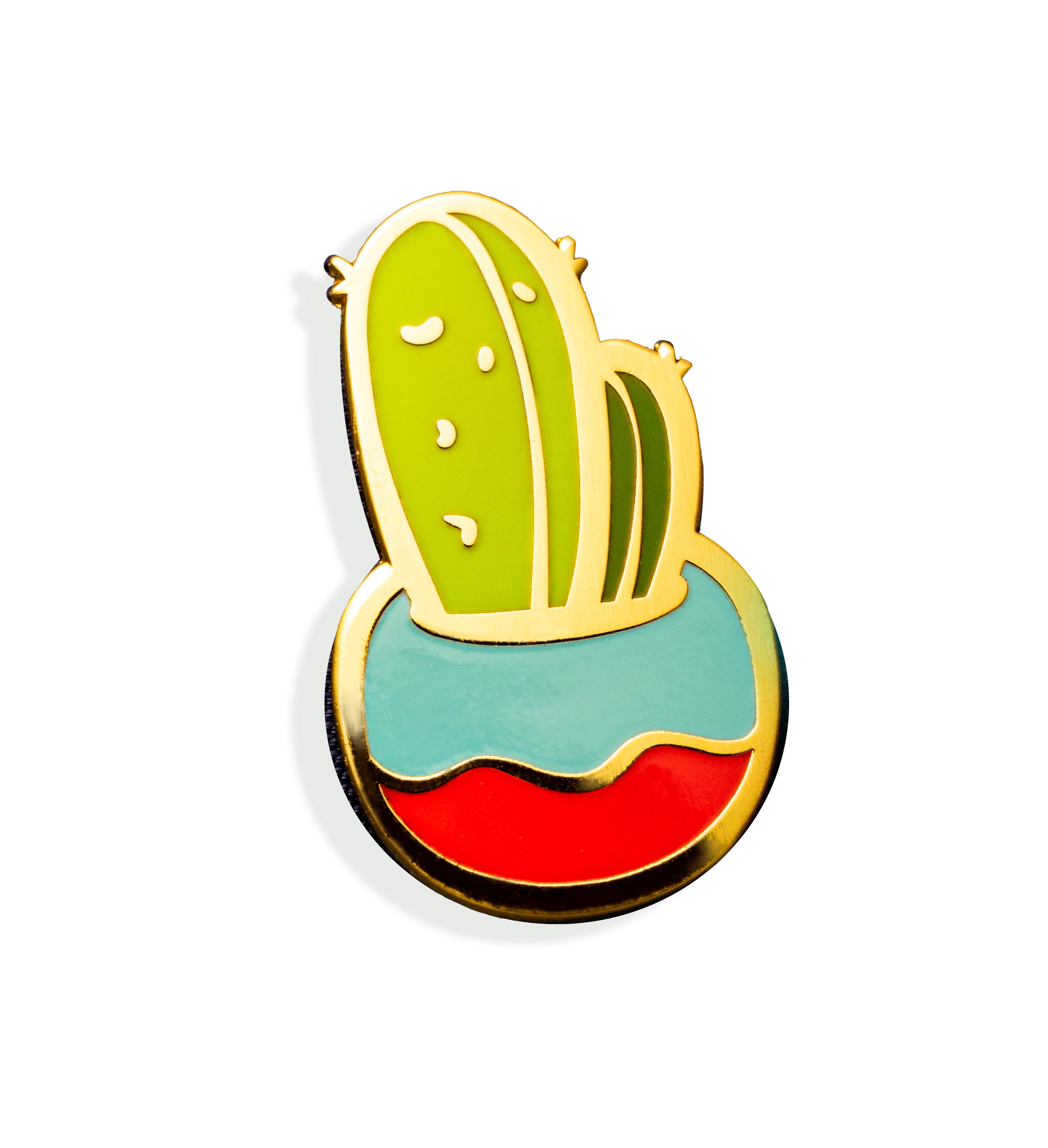 Potted Cactus Enamel Pin