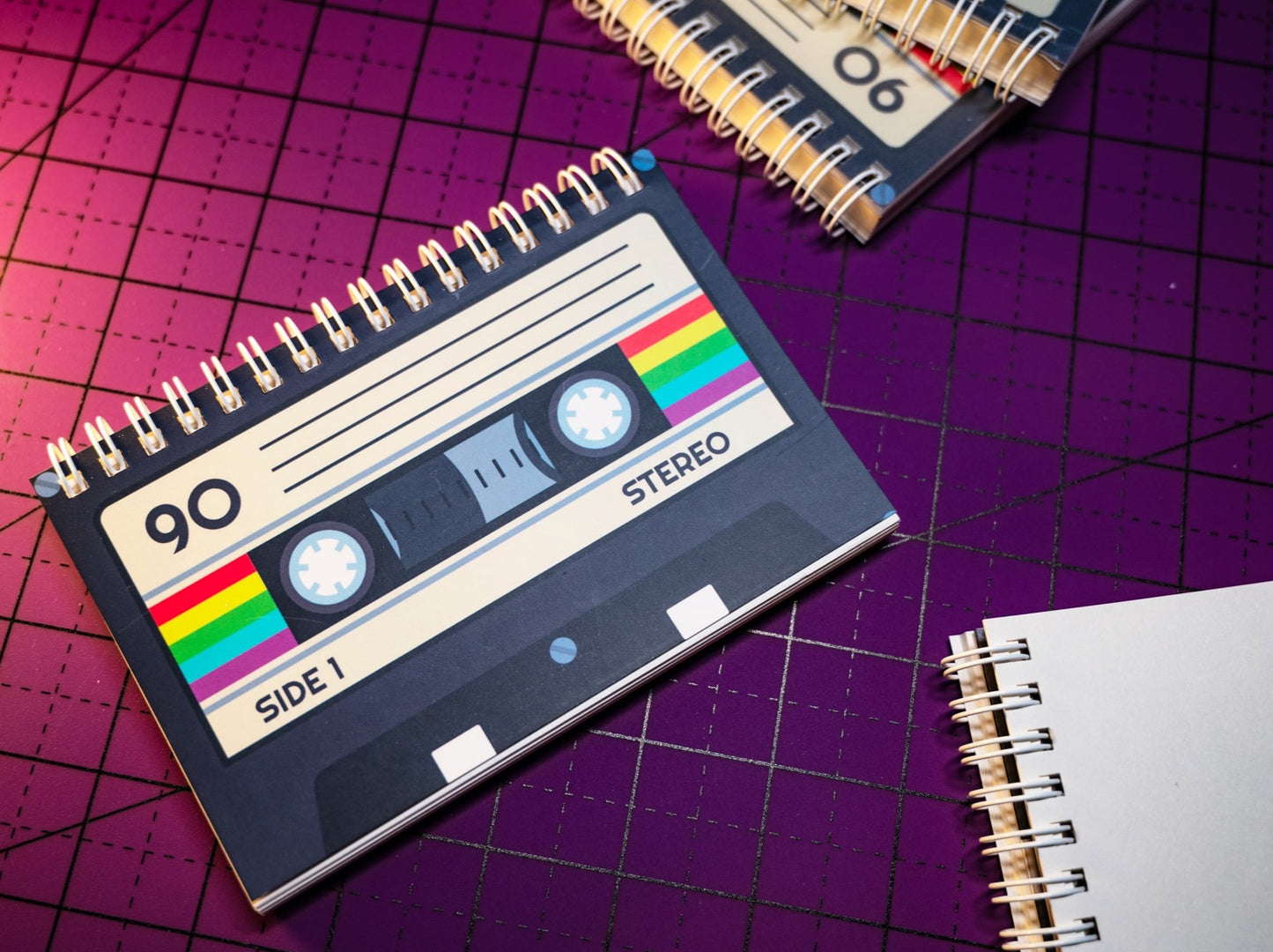 Lil' Cassette Tape Spiral Notebook