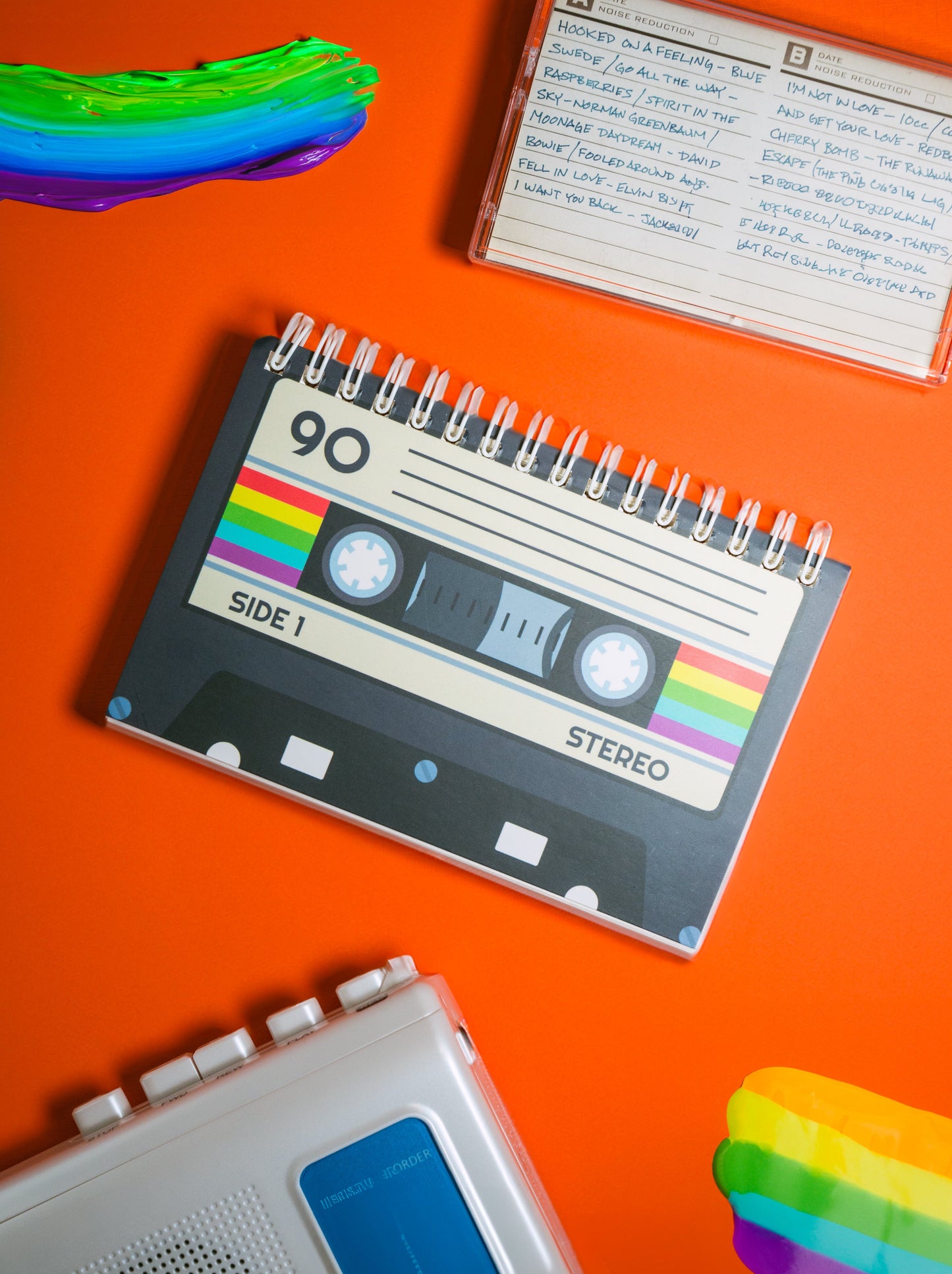 Lil' Cassette Tape Spiral Notebook